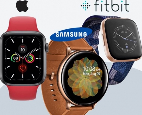 Apple watch series 5 vs. Samsung Galaxy Active 2 vs. Fitbit Versa 2