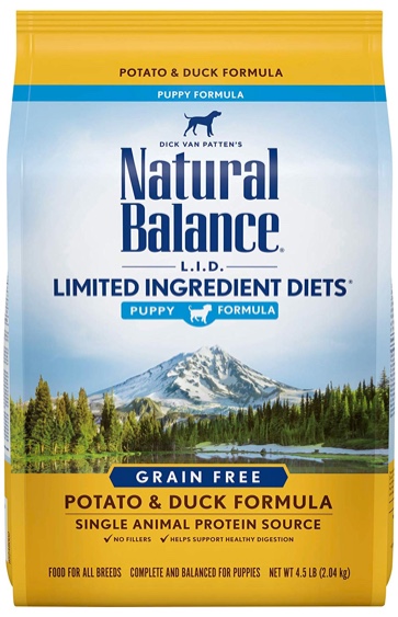 Natural Balance limited ingredient diet puppy food