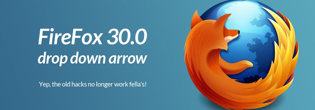 Firefox hide select arrow